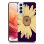 חמניות בשחור כיסוי מגן קשיח מעוצב ל Samsung Galaxy S21 5G יחידה אחת סקרין מובייל