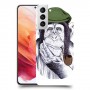 חשיבה קוף כיסוי מגן קשיח מעוצב ל Samsung Galaxy S21 5G יחידה אחת סקרין מובייל