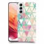 משולשים כיסוי מגן קשיח מעוצב ל Samsung Galaxy S21 5G יחידה אחת סקרין מובייל