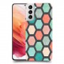חלת דבש הונבד כיסוי מגן קשיח מעוצב ל Samsung Galaxy S21 5G יחידה אחת סקרין מובייל