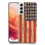 עץ ארצות הברית כיסוי מגן קשיח מעוצב ל Samsung Galaxy S21 5G יחידה אחת סקרין מובייל