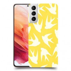 צהוב ציפור החיים כיסוי מגן קשיח מעוצב ל Samsung Galaxy S21 5G יחידה אחת סקרין מובייל