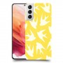 צהוב ציפור החיים כיסוי מגן קשיח מעוצב ל Samsung Galaxy S21 5G יחידה אחת סקרין מובייל