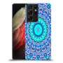 מנדלה בצבע כיסוי מגן קשיח מעוצב ל Samsung Galaxy S21 Ultra 5G יחידה אחת סקרין מובייל