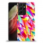 פסים ניאון כיסוי מגן קשיח מעוצב ל Samsung Galaxy S21 Ultra 5G יחידה אחת סקרין מובייל