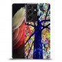 עץ ניאון כיסוי מגן קשיח מעוצב ל Samsung Galaxy S21 Ultra 5G יחידה אחת סקרין מובייל