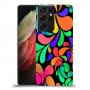 ניאון ורנזס כיסוי מגן קשיח מעוצב ל Samsung Galaxy S21 Ultra 5G יחידה אחת סקרין מובייל