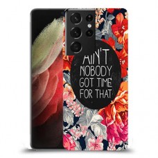 אף אחד לא קיבל זמן כיסוי מגן קשיח מעוצב ל Samsung Galaxy S21 Ultra 5G יחידה אחת סקרין מובייל