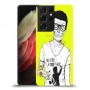 לא חולצת טריקו מצחיקה כיסוי מגן קשיח מעוצב ל Samsung Galaxy S21 Ultra 5G יחידה אחת סקרין מובייל
