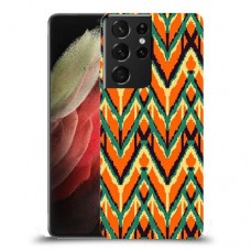 כתום Egometry כיסוי מגן קשיח מעוצב ל Samsung Galaxy S21 Ultra 5G יחידה אחת סקרין מובייל