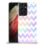 גיאומטריה פסטל כיסוי מגן קשיח מעוצב ל Samsung Galaxy S21 Ultra 5G יחידה אחת סקרין מובייל
