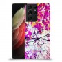 סתיו סגול כיסוי מגן קשיח מעוצב ל Samsung Galaxy S21 Ultra 5G יחידה אחת סקרין מובייל