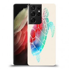 צב קשת כיסוי מגן קשיח מעוצב ל Samsung Galaxy S21 Ultra 5G יחידה אחת סקרין מובייל