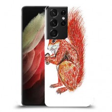 סקוור עשיר כיסוי מגן קשיח מעוצב ל Samsung Galaxy S21 Ultra 5G יחידה אחת סקרין מובייל