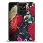 ורדים כיסוי מגן קשיח מעוצב ל Samsung Galaxy S21 Ultra 5G יחידה אחת סקרין מובייל