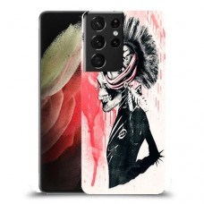 שלד מוהוק כיסוי מגן קשיח מעוצב ל Samsung Galaxy S21 Ultra 5G יחידה אחת סקרין מובייל