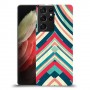 פסים בצבע כיסוי מגן קשיח מעוצב ל Samsung Galaxy S21 Ultra 5G יחידה אחת סקרין מובייל
