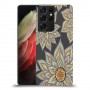 חמניות בשחור כיסוי מגן קשיח מעוצב ל Samsung Galaxy S21 Ultra 5G יחידה אחת סקרין מובייל