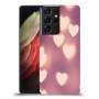 לבבות מעורפלים בחום כיסוי מגן קשיח מעוצב ל Samsung Galaxy S21 Ultra 5G יחידה אחת סקרין מובייל