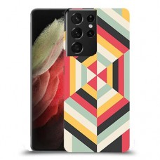 הצגת הפשטה כיסוי מגן קשיח מעוצב ל Samsung Galaxy S21 Ultra 5G יחידה אחת סקרין מובייל