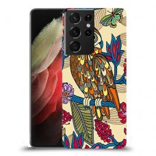 ינשוף חכם כיסוי מגן קשיח מעוצב ל Samsung Galaxy S21 Ultra 5G יחידה אחת סקרין מובייל