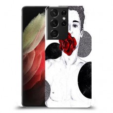 נוכחות נשים כיסוי מגן קשיח מעוצב ל Samsung Galaxy S21 Ultra 5G יחידה אחת סקרין מובייל