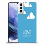 אהבה באוויר כיסוי מגן קשיח מעוצב ל Samsung Galaxy S21+ 5G יחידה אחת סקרין מובייל