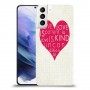 אהבה היא אדיבה כיסוי מגן קשיח מעוצב ל Samsung Galaxy S21+ 5G יחידה אחת סקרין מובייל