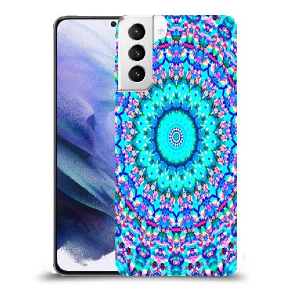 מנדלה בצבע כיסוי מגן קשיח מעוצב ל Samsung Galaxy S21+ 5G יחידה אחת סקרין מובייל