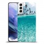 חופשה גן עדן כיסוי מגן קשיח מעוצב ל Samsung Galaxy S21+ 5G יחידה אחת סקרין מובייל
