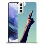 שלום בשבילך כיסוי מגן קשיח מעוצב ל Samsung Galaxy S21+ 5G יחידה אחת סקרין מובייל