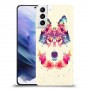 פיקסל וולף כיסוי מגן קשיח מעוצב ל Samsung Galaxy S21+ 5G יחידה אחת סקרין מובייל