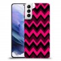 קווי סגול כיסוי מגן קשיח מעוצב ל Samsung Galaxy S21+ 5G יחידה אחת סקרין מובייל