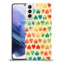 לבבות קשת כיסוי מגן קשיח מעוצב ל Samsung Galaxy S21+ 5G יחידה אחת סקרין מובייל