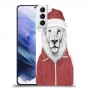 סנטה אריה כיסוי מגן קשיח מעוצב ל Samsung Galaxy S21+ 5G יחידה אחת סקרין מובייל