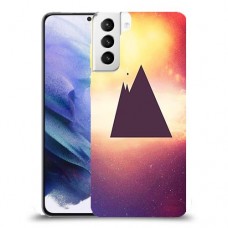 שטח פירמידים כיסוי מגן קשיח מעוצב ל Samsung Galaxy S21+ 5G יחידה אחת סקרין מובייל