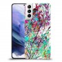 באביב בסגול כיסוי מגן קשיח מעוצב ל Samsung Galaxy S21+ 5G יחידה אחת סקרין מובייל