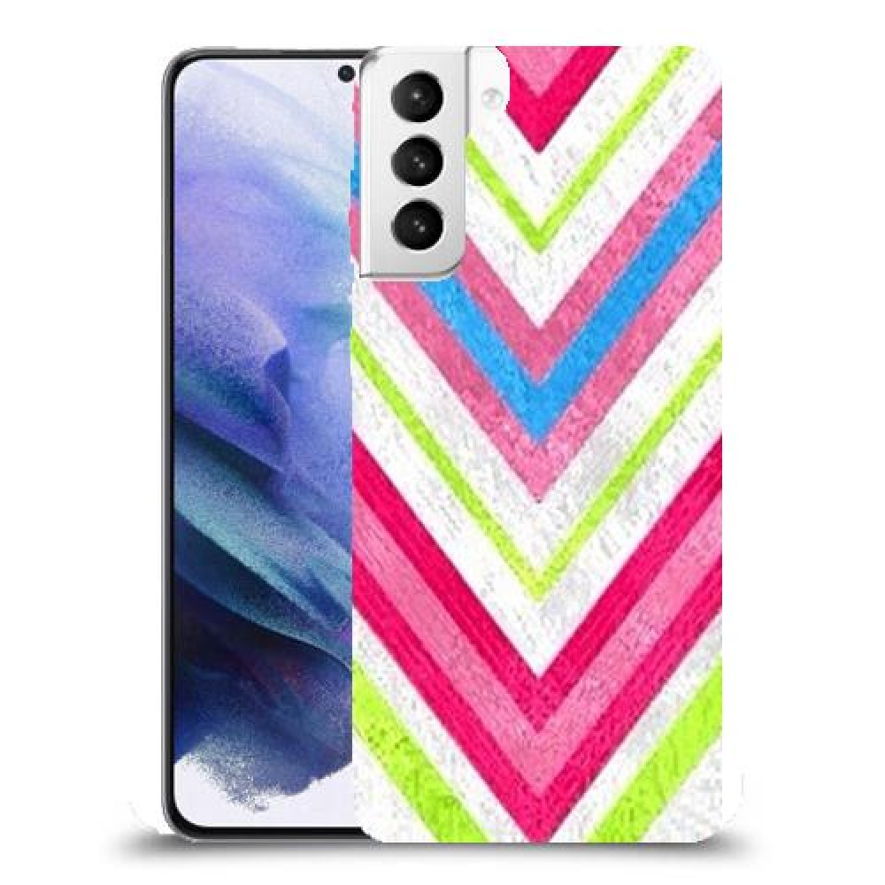 צבעים חשופים כיסוי מגן קשיח מעוצב ל Samsung Galaxy S21+ 5G יחידה אחת סקרין מובייל