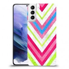 צבעים חשופים כיסוי מגן קשיח מעוצב ל Samsung Galaxy S21+ 5G יחידה אחת סקרין מובייל