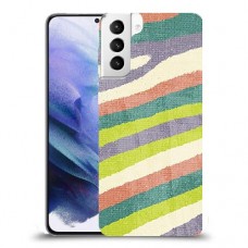 מגבת חשיפה כיסוי מגן קשיח מעוצב ל Samsung Galaxy S21+ 5G יחידה אחת סקרין מובייל