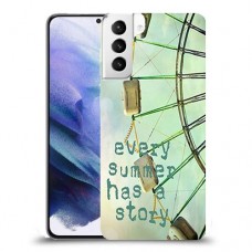 קיץ יש סיפור כיסוי מגן קשיח מעוצב ל Samsung Galaxy S21+ 5G יחידה אחת סקרין מובייל