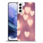לבבות מעורפלים בחום כיסוי מגן קשיח מעוצב ל Samsung Galaxy S21+ 5G יחידה אחת סקרין מובייל