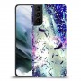 גשם מתכת כיסוי מגן קשיח מעוצב ל Samsung Galaxy S21 יחידה אחת סקרין מובייל