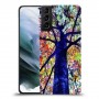 עץ ניאון כיסוי מגן קשיח מעוצב ל Samsung Galaxy S21 יחידה אחת סקרין מובייל