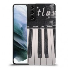 פסנתר Soul כיסוי מגן קשיח מעוצב ל Samsung Galaxy S21 יחידה אחת סקרין מובייל