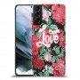 רוז אהבה כיסוי מגן קשיח מעוצב ל Samsung Galaxy S21 יחידה אחת סקרין מובייל