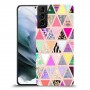 משולש הנאה כיסוי מגן קשיח מעוצב ל Samsung Galaxy S21 יחידה אחת סקרין מובייל