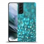 טורקיז יהלומים כיסוי מגן קשיח מעוצב ל Samsung Galaxy S21 יחידה אחת סקרין מובייל