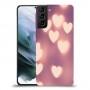 לבבות מעורפלים בחום כיסוי מגן קשיח מעוצב ל Samsung Galaxy S21 יחידה אחת סקרין מובייל