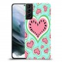 אבטיח אהבה כיסוי מגן קשיח מעוצב ל Samsung Galaxy S21 יחידה אחת סקרין מובייל